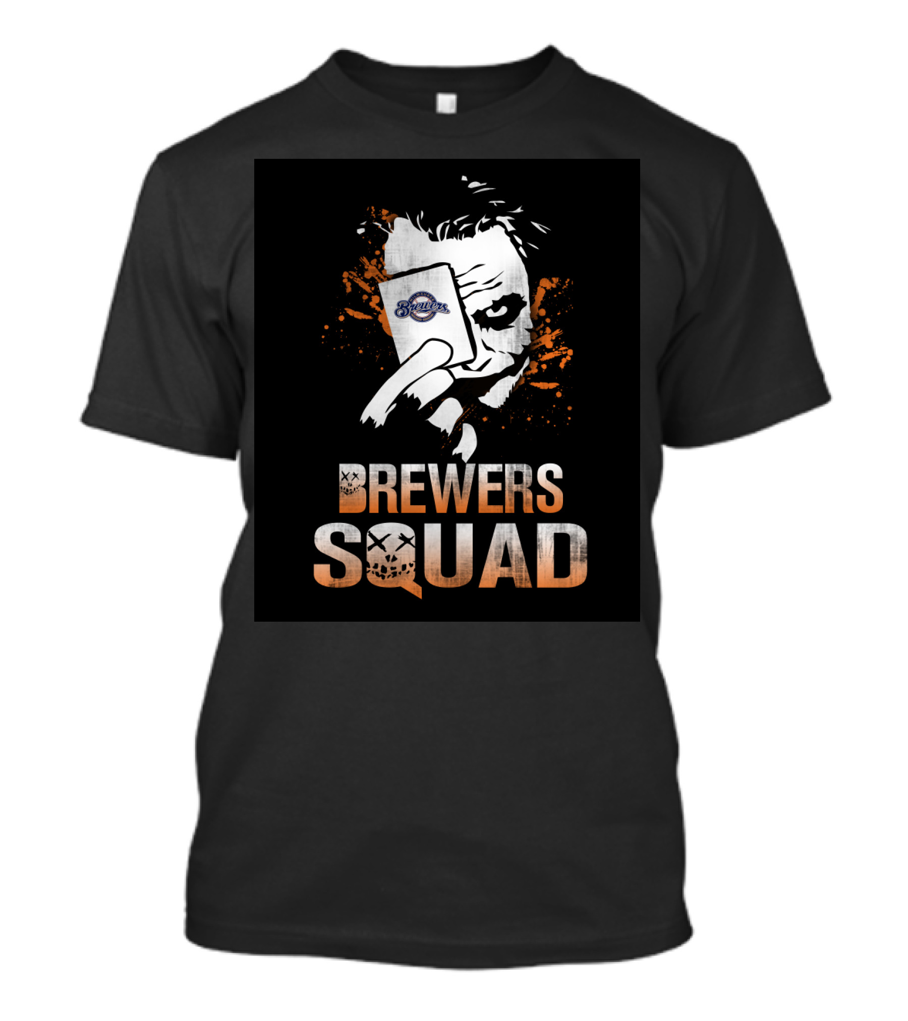 Brewers Squad Joker Card Milwaukee Fans T-Shirt
