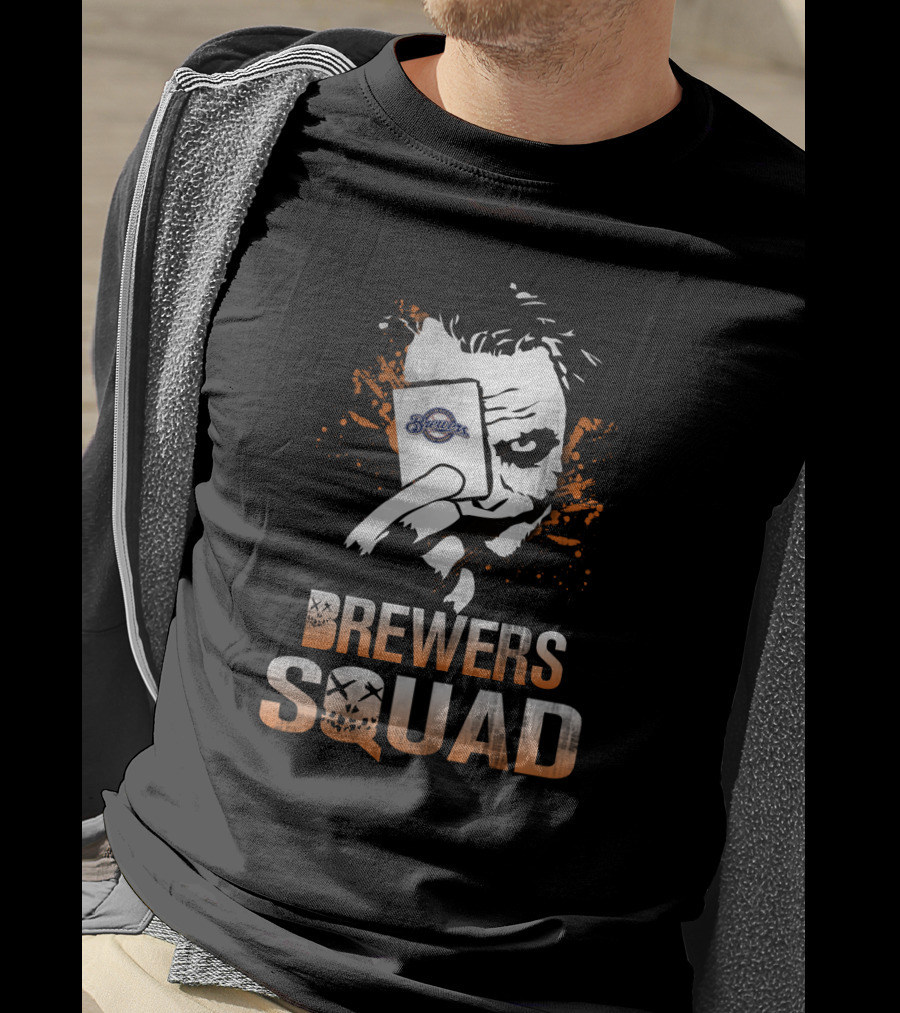 Brewers Squad Joker Card Milwaukee Fans T-Shirt