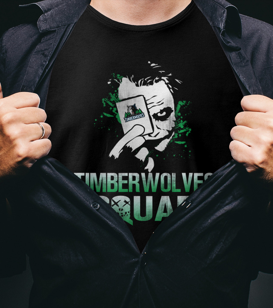 Timberwolves Squad Joker Card Fan T-Shirt