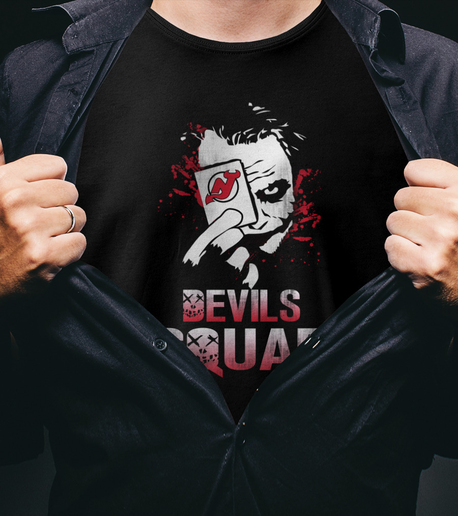 Devils Squad Joker New Jersey Devils Fans T-Shirt