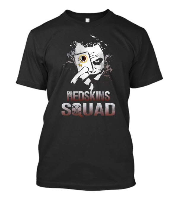 Joker Redskins Squad Fan Joker Card T-Shirt