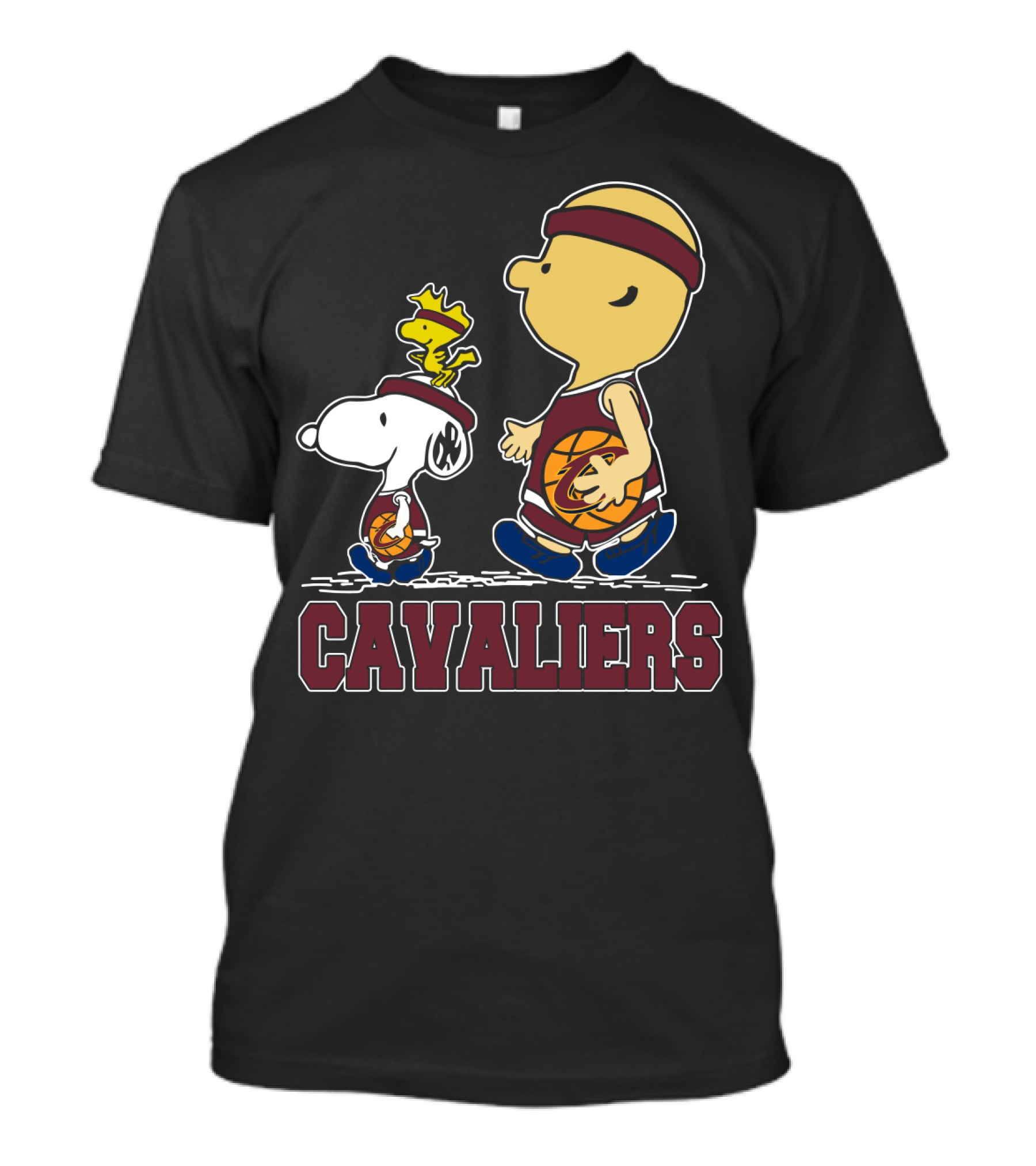 Snoopy And Cavalier Friends With Basketball T-Shirt