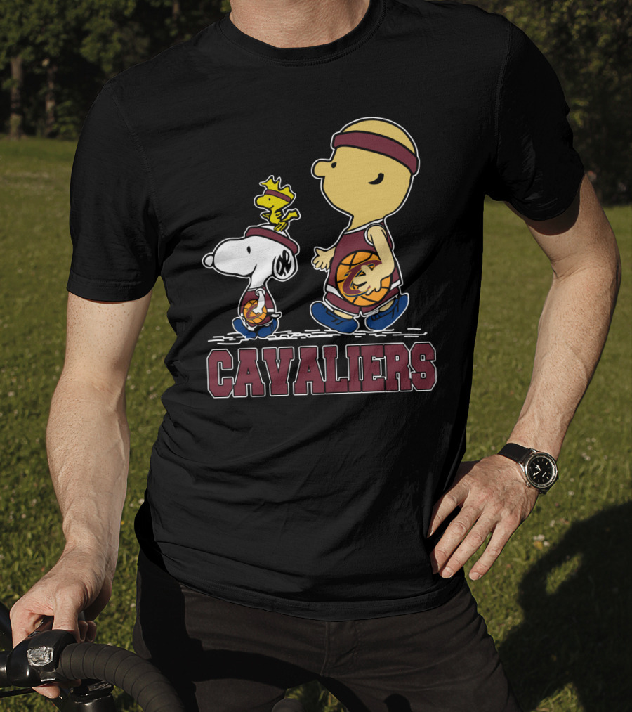 Snoopy And Cavalier Friends With Basketball T-Shirt