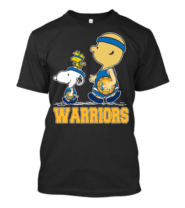 Snoopy And Friends Golden State Warriors Basketball Fans T-Shirt