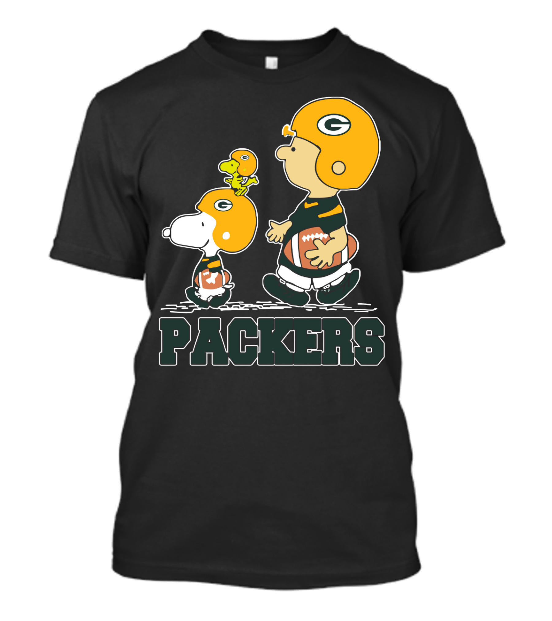 Packers Snoopy And Woodstock Football Fans T-Shirt