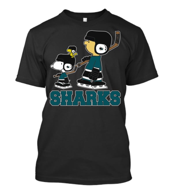 Snoopy Hockey San Jose Sharks Fans T-Shirt