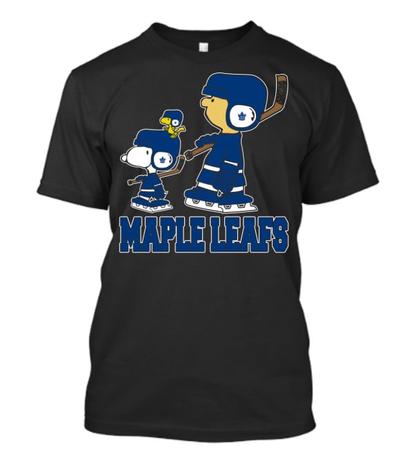 Snoopy Lucy Woodstock Toronto Maple Leafs Hockey Fans T-Shirt