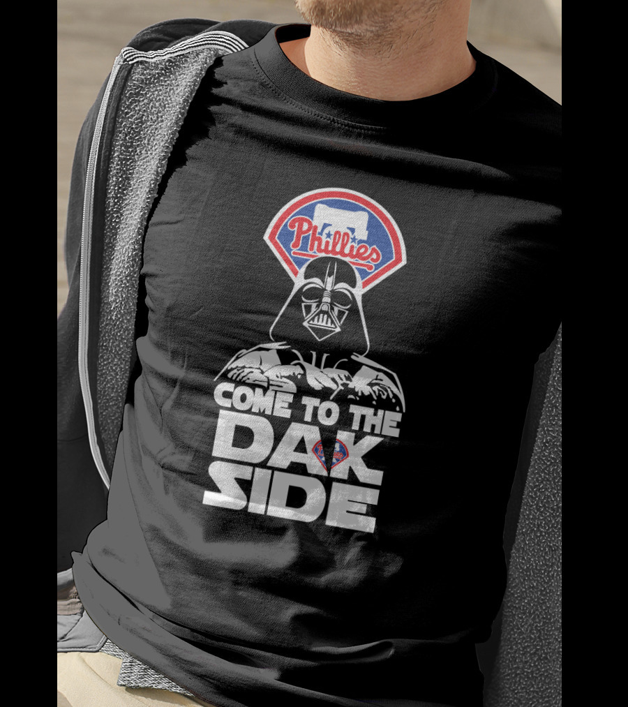 Philadelphia Phillies Come To The Dark Side Darth Vader T-Shirt