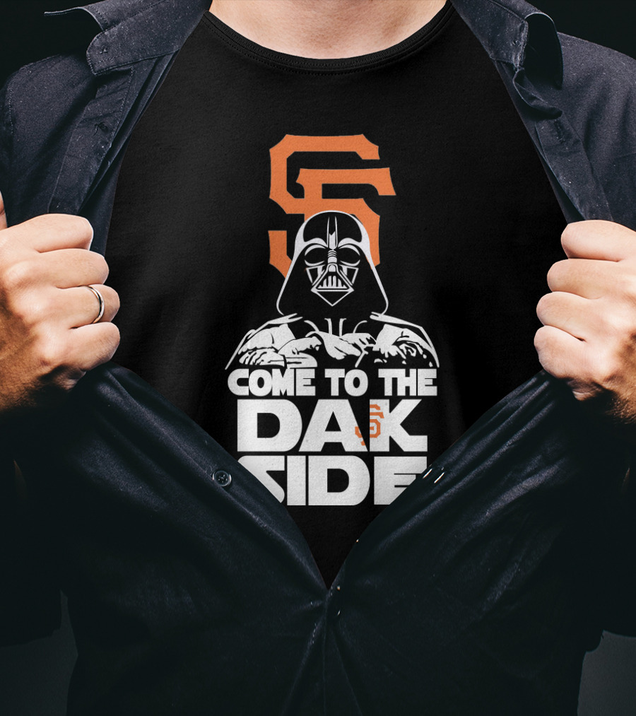 Darth Vader Come To The Dark Side San Francisco Giants T-Shirt