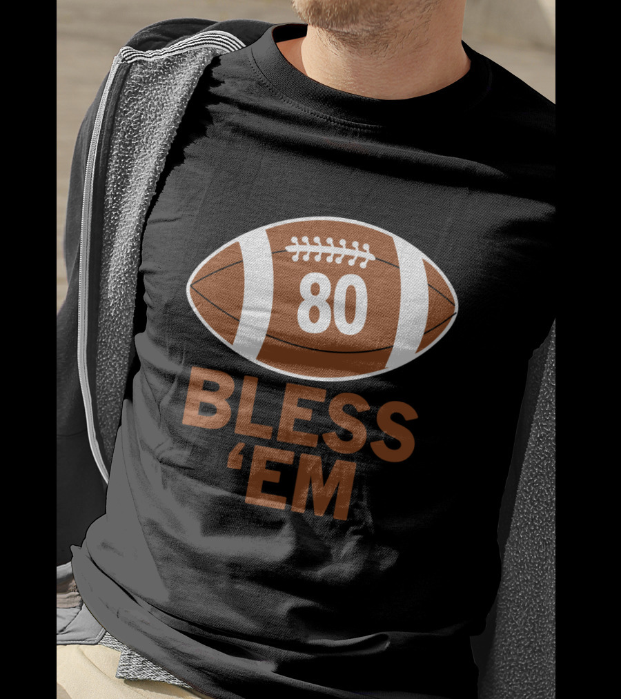 Cleveland Browns Bless Em 80 Football T-Shirt