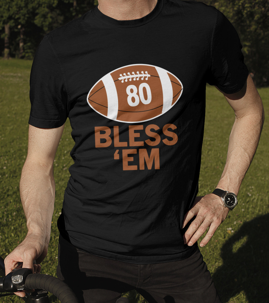 Cleveland Browns Bless Em 80 Football T-Shirt