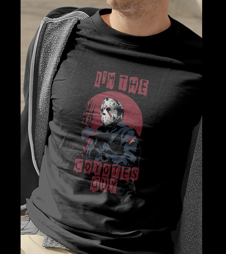 I'm The Coyotes Guy Jason Voorhees Arizona Coyotes Iconic Mask T-Shirt