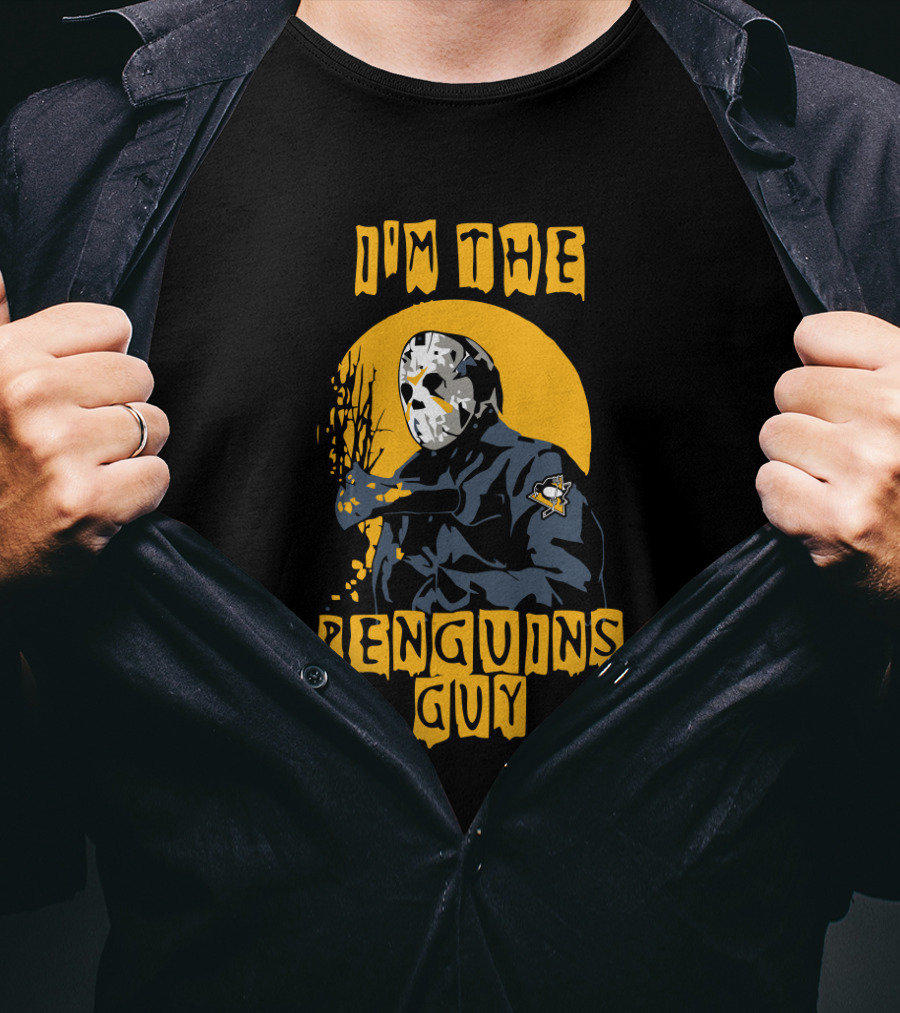 I'm The Penguins Guy Jason Voorhees With Pittsburgh Penguins T-Shirt