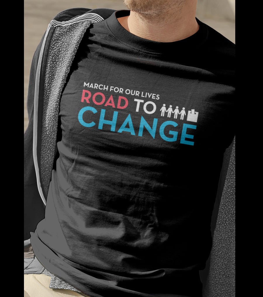 March For Our Lives Road To Change People Holding Hands T-Shirt