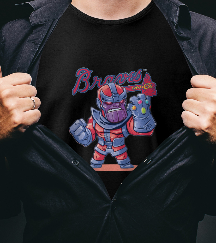 Braves Thanos Mashup Marvel Atlanta T-Shirt