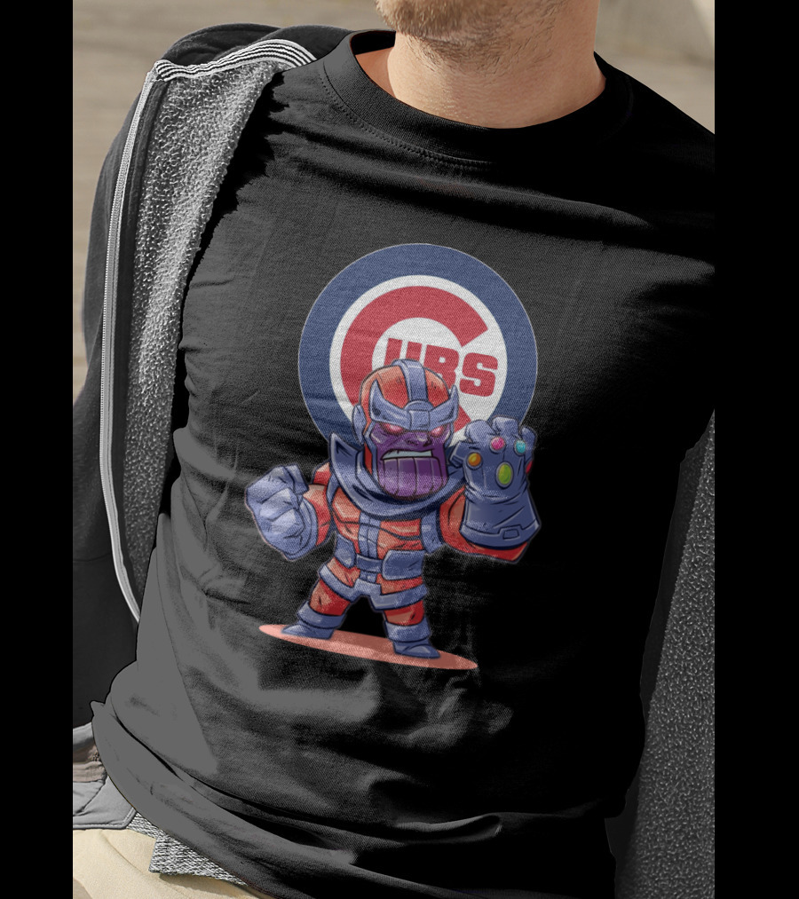 Chicago Cubs Fans With Thanos Infinity Gauntlet T-Shirt