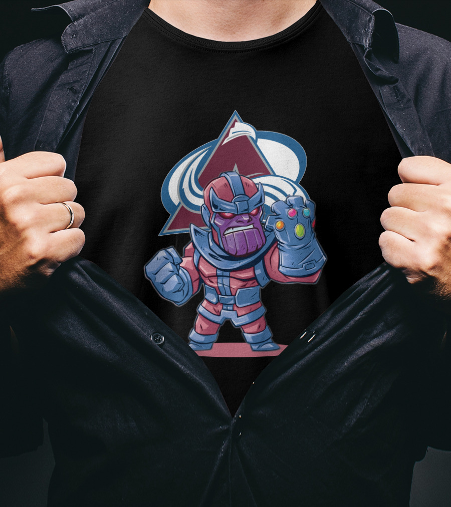 Thanos Colorado Avalanche Crossover T-Shirt
