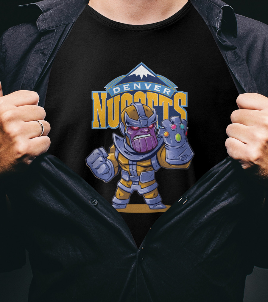 Denver Nuggets Thanos Fan Mashup T-Shirt