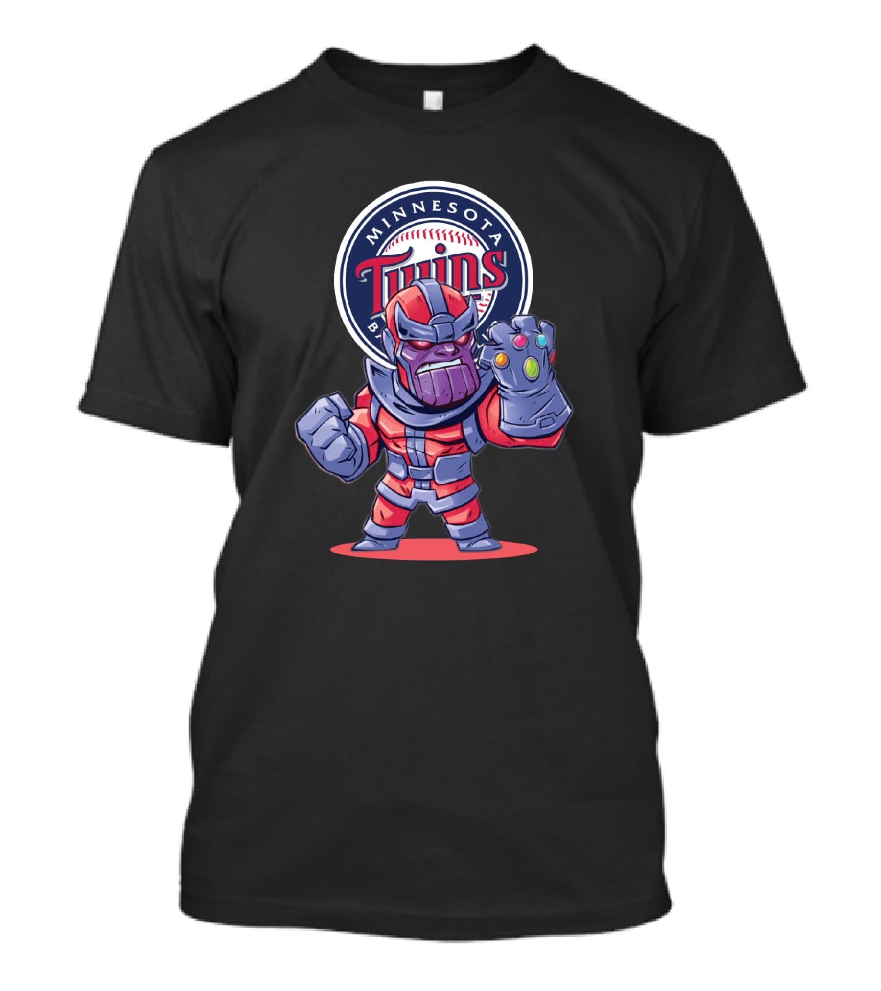 Minnesota Twins Thanos Baseball Fans Mashup T-Shirt