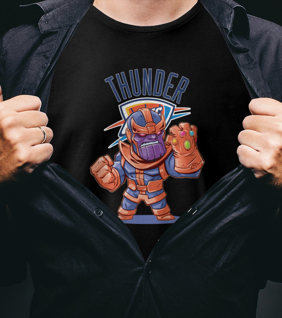 Thanos Thunder Oklahoma City Fans T-Shirt