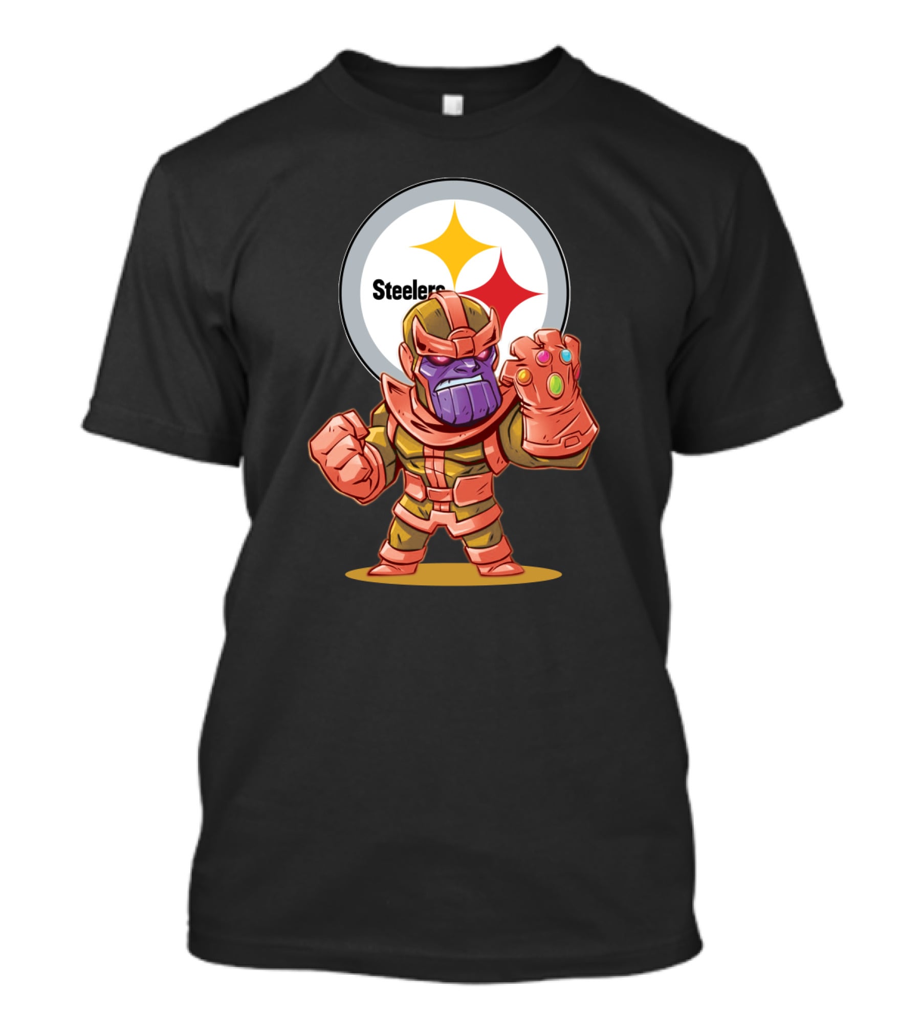 Thanos Infinity Gauntlet Steelers Fans Embrace T-Shirt