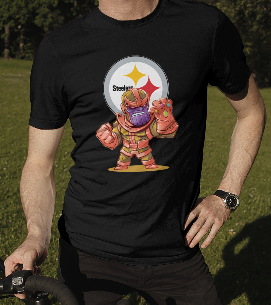 Thanos Infinity Gauntlet Steelers Fans Embrace T-Shirt