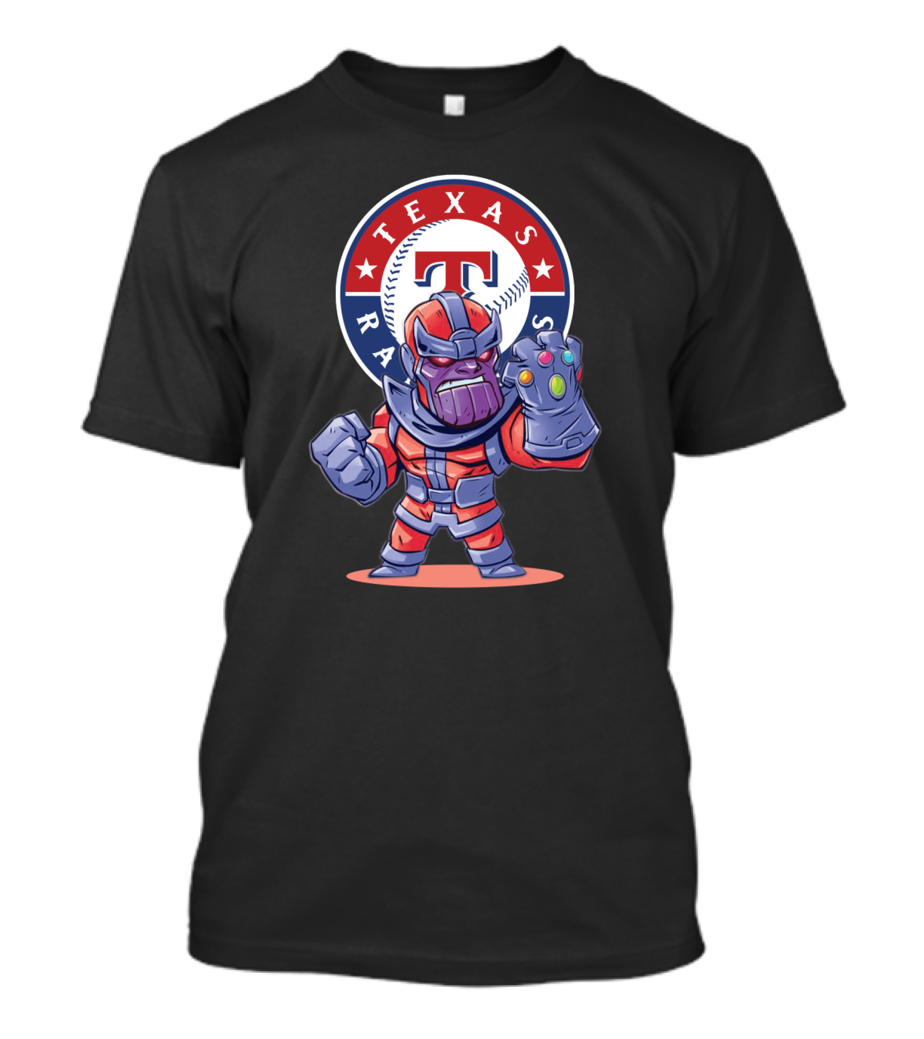 Texas Rangers Thanos Fan Art With Team T-Shirt