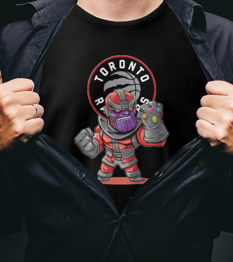 Toronto Raptors Thanos Crossover Fan Mashup T-Shirt