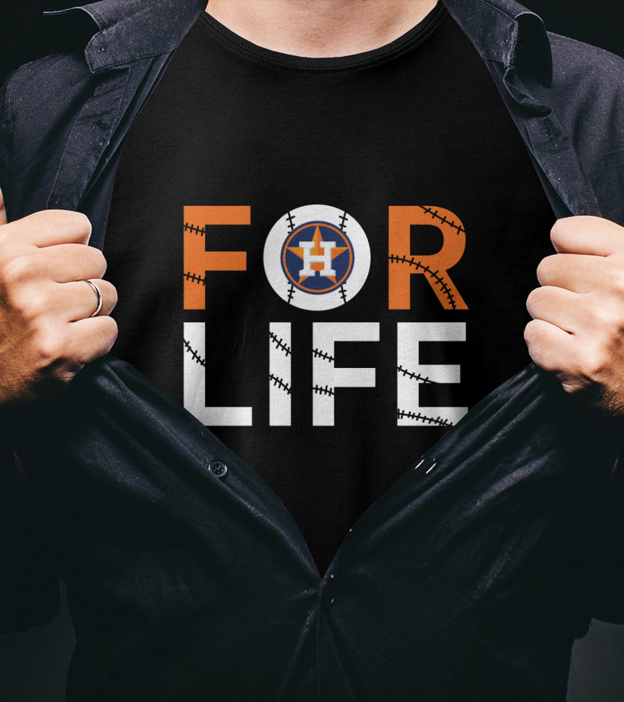 Houston Astros Baseball Logo For Life T-Shirt