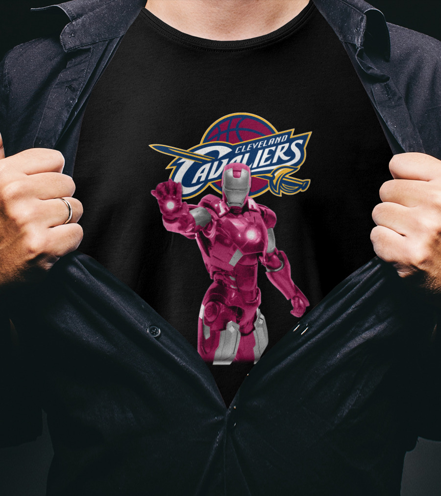 Cleveland Cavaliers Iron Man Basketball Crossover For Fans T-Shirt