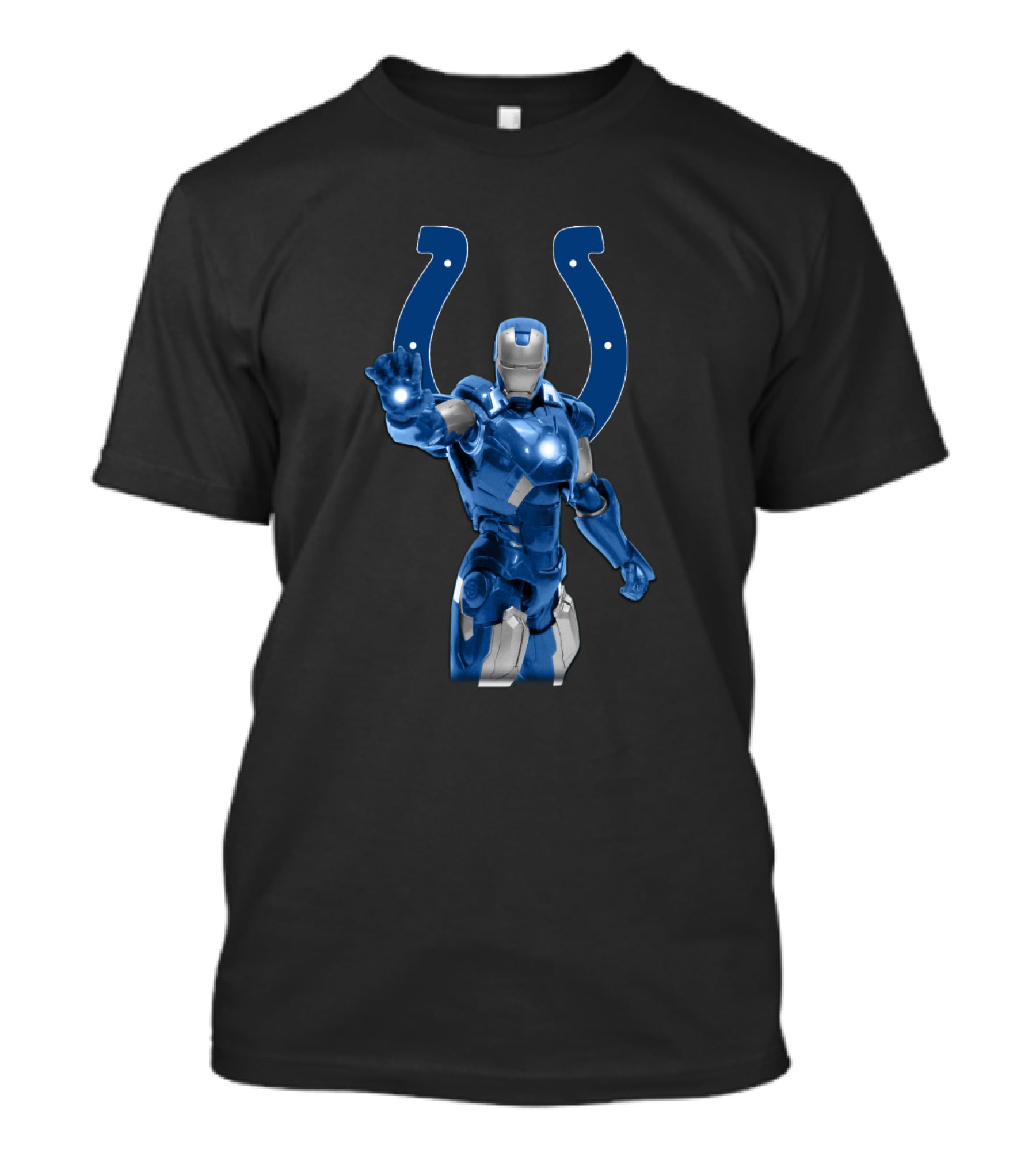Iron Man Indianapolis Colts Marvel Avengers Fan Crossover T-Shirt