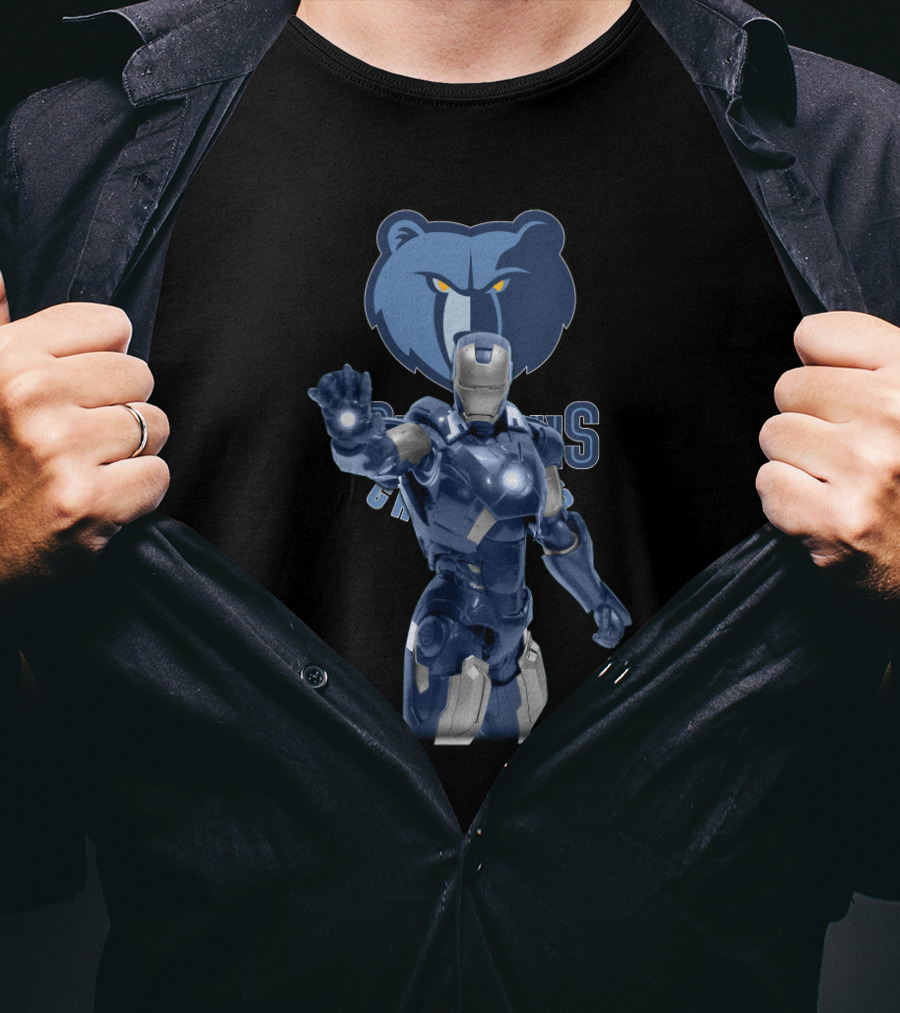 Iron Man Memphis Grizzlies Fan Gear T-Shirt
