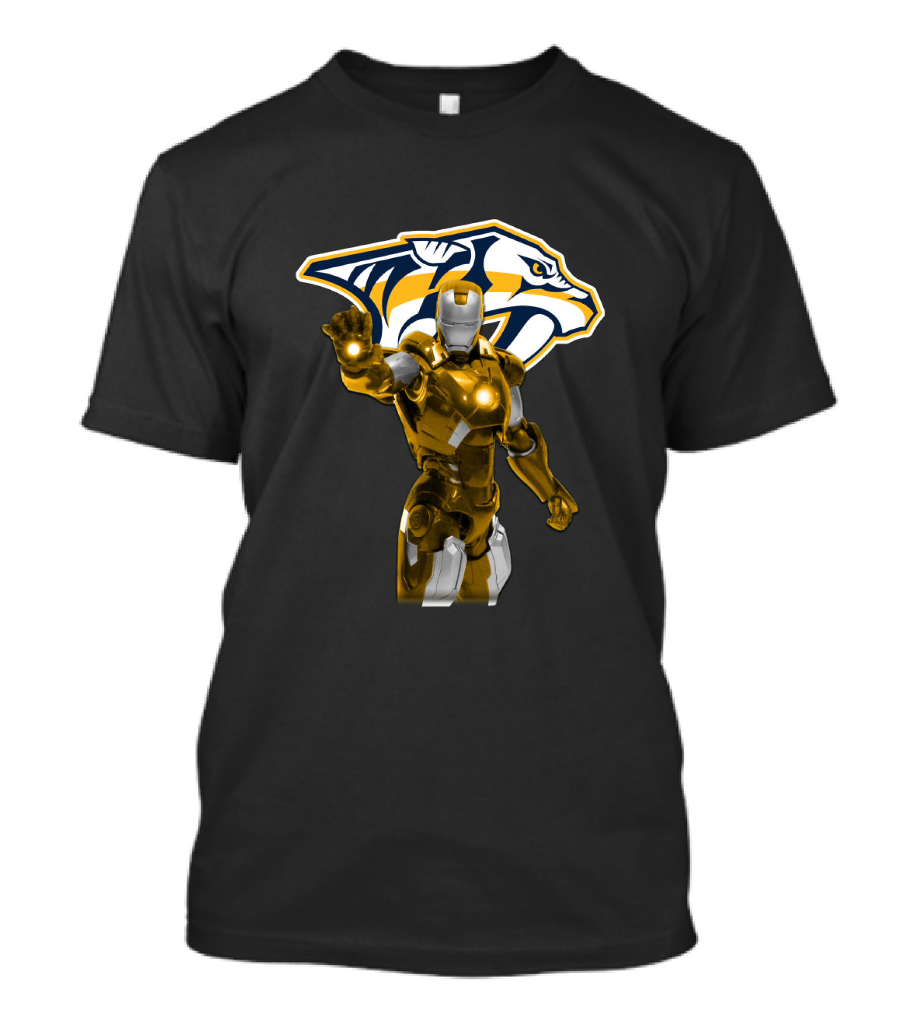 Nashville Predators Iron Man Collaboration T-Shirt