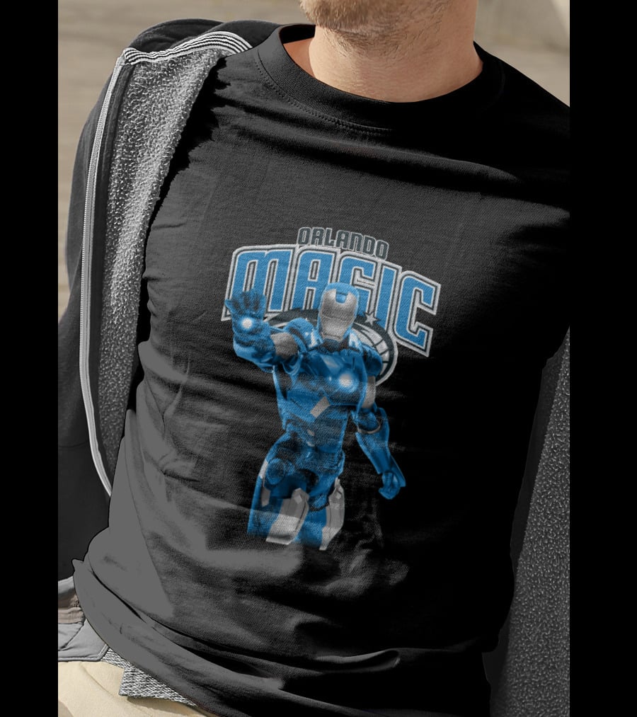 Iron Man Orlando Magic Crossover For Fans T-Shirt
