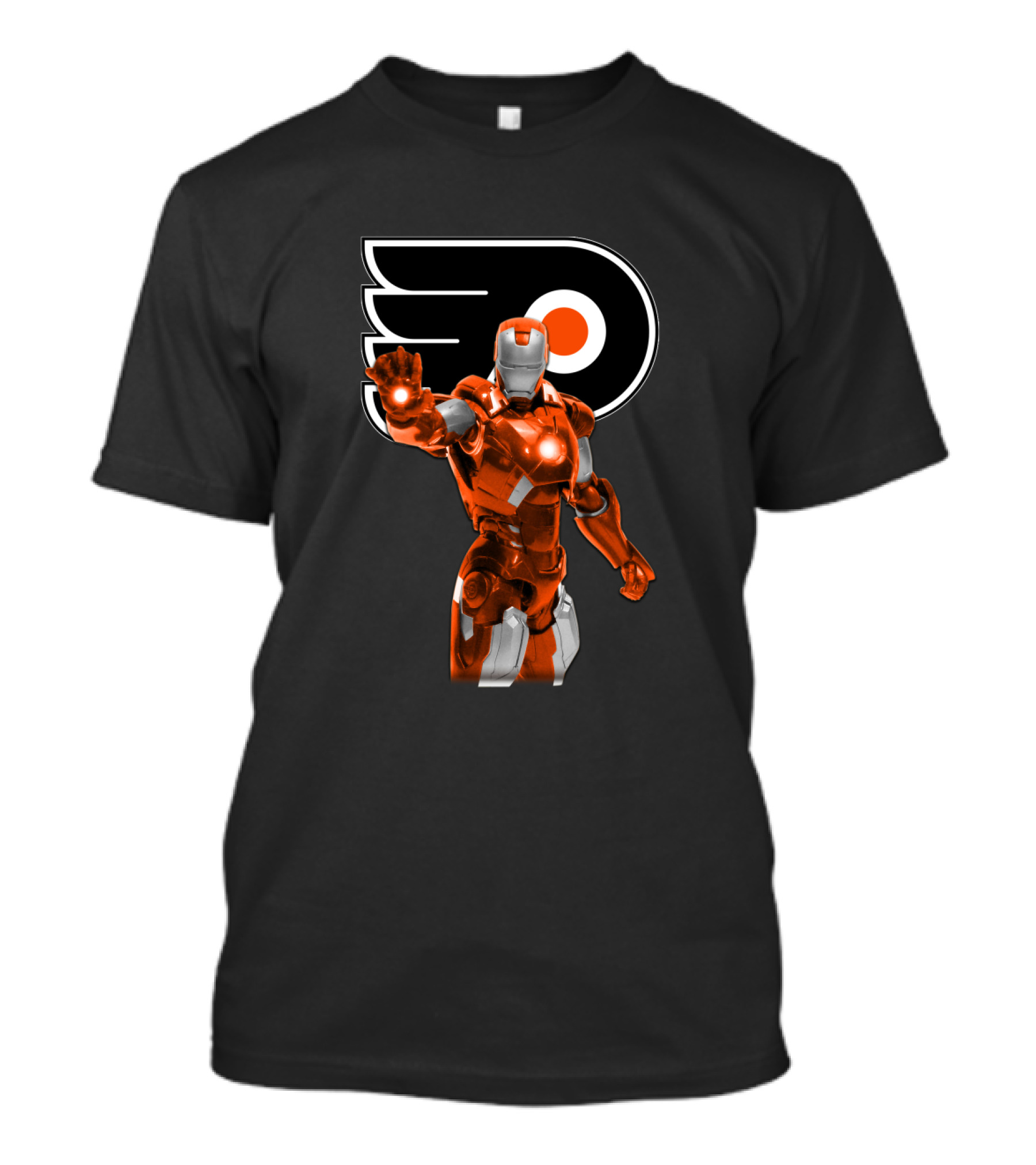 Philadelphia Flyers Iron Man Crossover T-Shirt