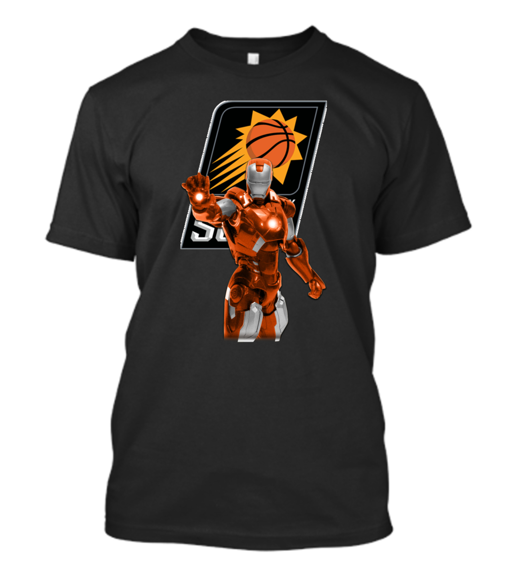 Iron Man Phoenix Suns Nba Fans Crossover T-Shirt