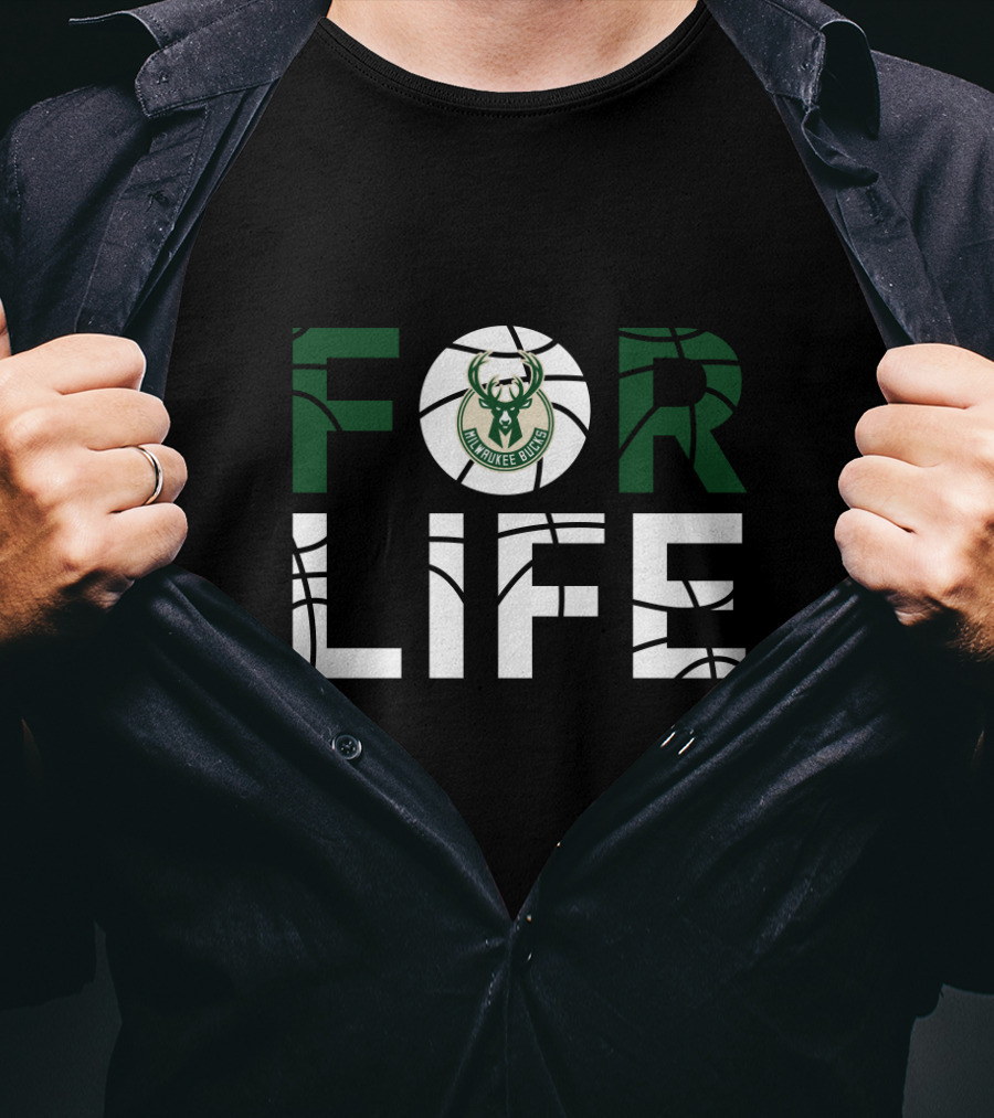 Milwaukee Bucks Basketball For Life Fans T-Shirt