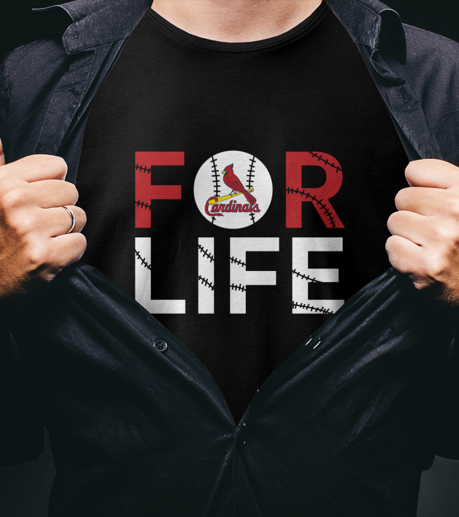 St. Louis Cardinals Baseball Passion For Life With Iconic T-Shirt