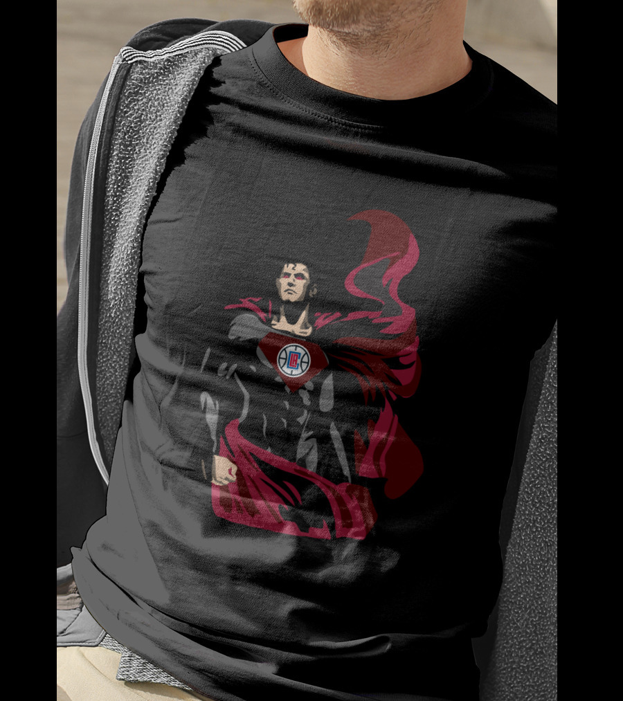 Superman La Clippers Logo For Fans T-Shirt