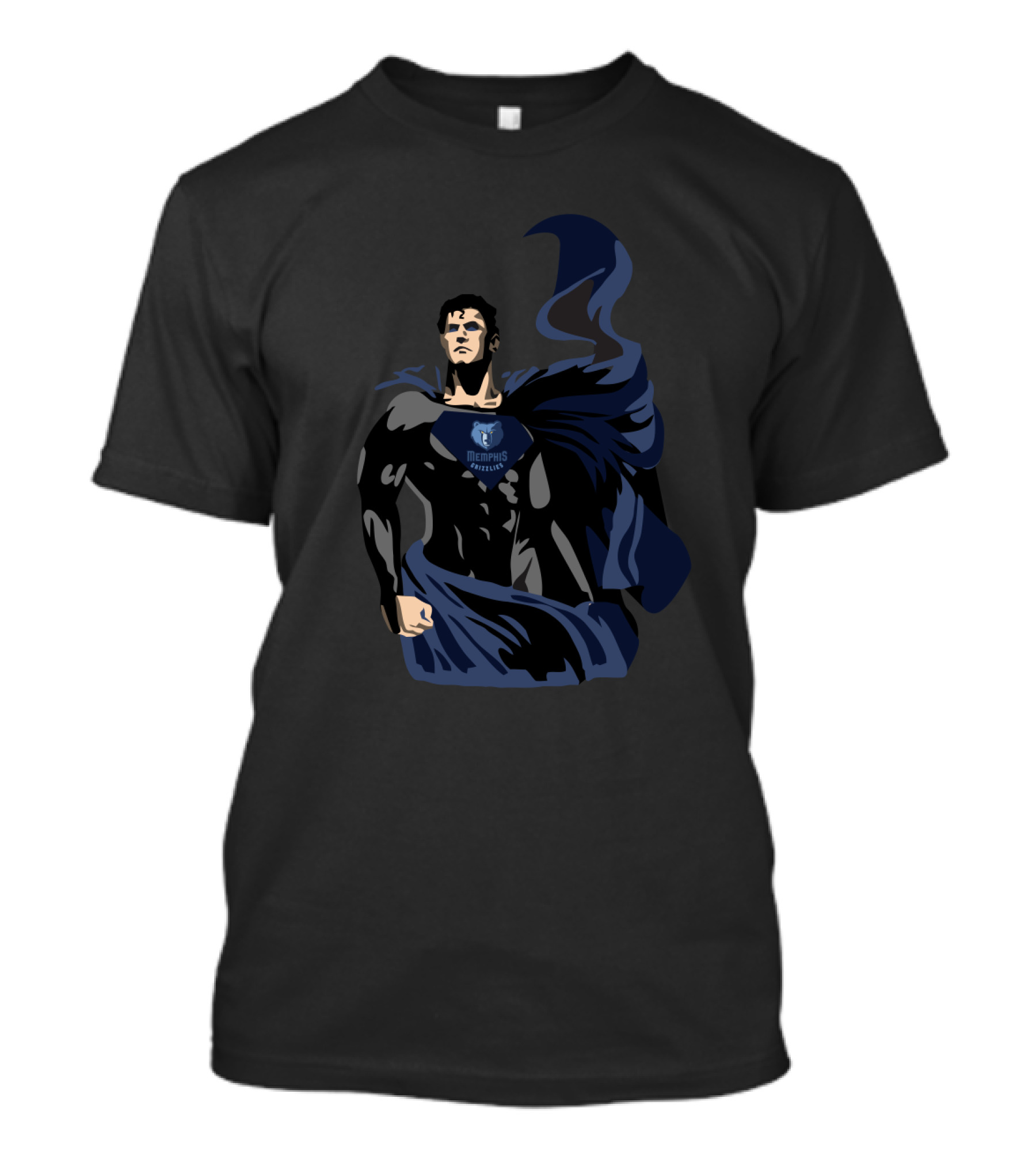 Superman Memphis Grizzlies Emblem For Fans T-Shirt