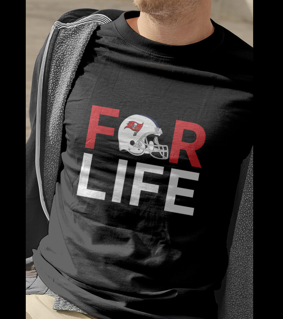 Tampa Bay Buccaneers Helmet For Life For Fans T-Shirt