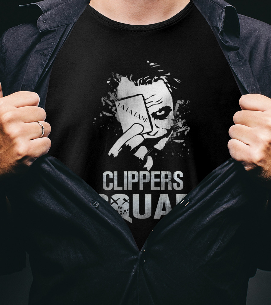 Clippers Squad La La Land Joker Card T-Shirt