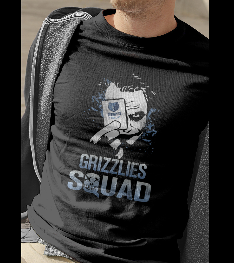 Grizzlies Squad Joker Card Memphis Grizzlies Fans T-Shirt