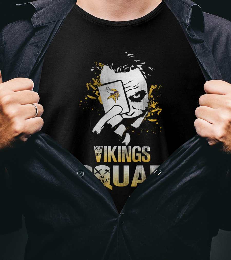 Vikings Squad Joker Card Minnesota Fans T-Shirt