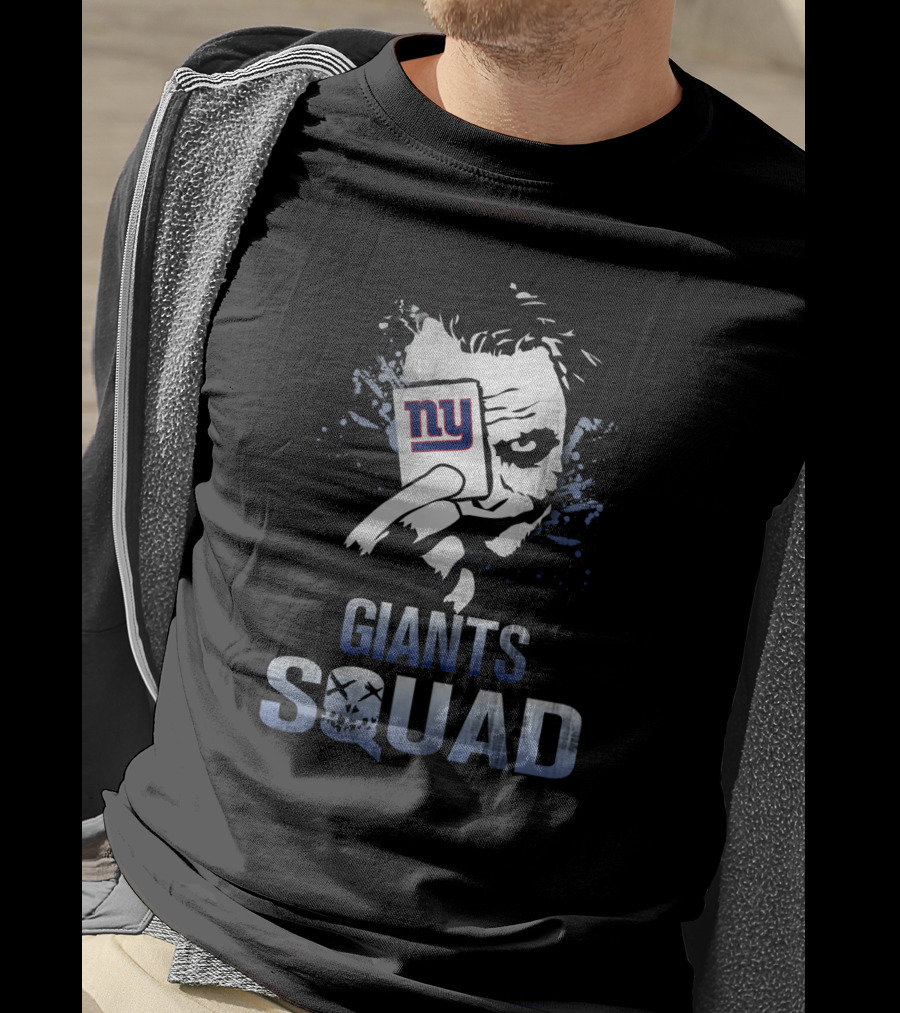 Giants Squad Joker Card New York Giants Fans T-Shirt