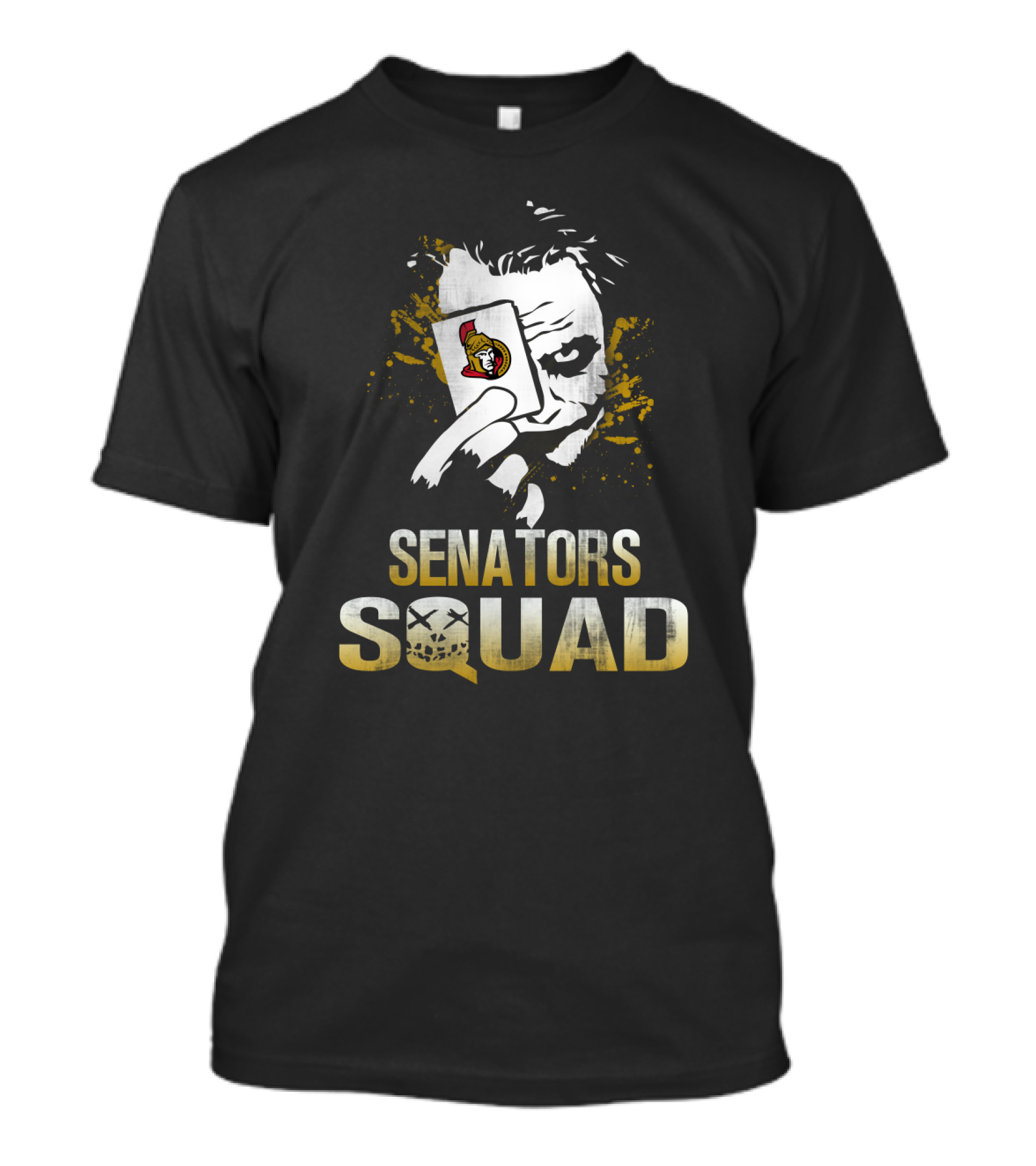 Ottawa Senators Fans Joker Card Senators Squad T-Shirt