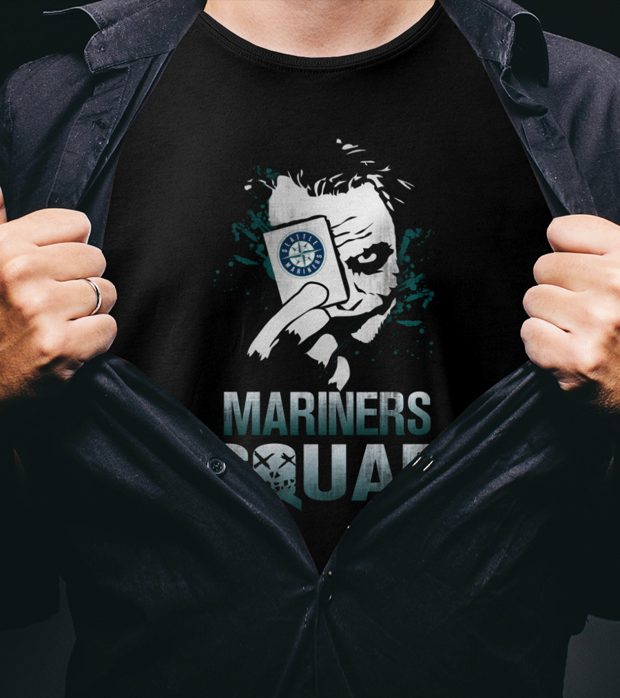 Seattle Mariners Squad Joker Card Fan T-Shirt