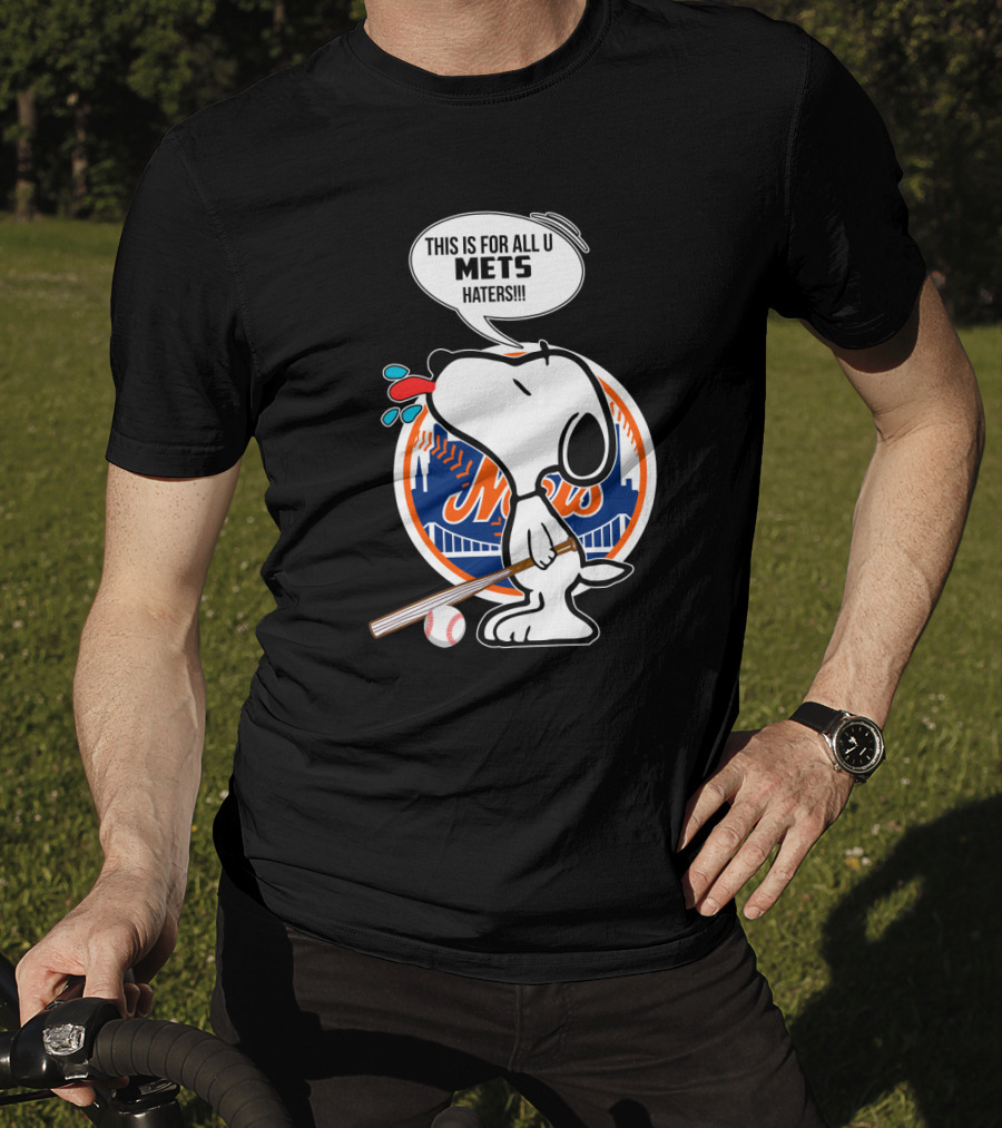 Snoopy Mets Haters New York Mets Fans T-Shirt
