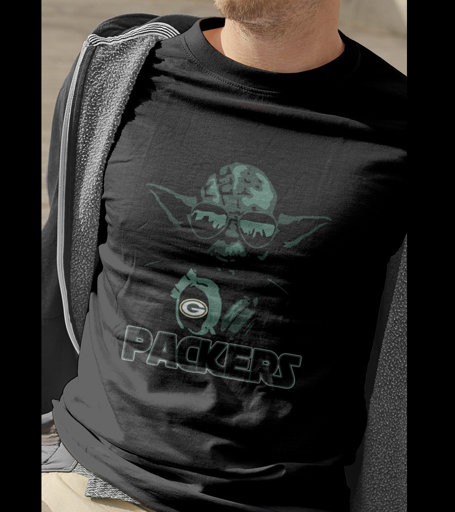 Yoda Packers Star Wars And Green Bay Fans T-Shirt