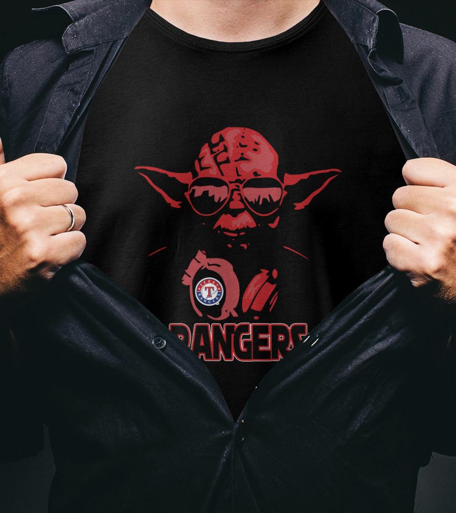 Yoda Rangers Star Wars Texas Fans T-Shirt